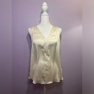 Banana Republic silky cream shell/camisole XS